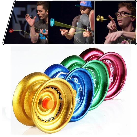 Magic Yoyo Aluminum Alloy Metal Yoyo Professional 8 Ball KK Bearing with String Kids Toys Funny Yoyo for Children Birthday Gift