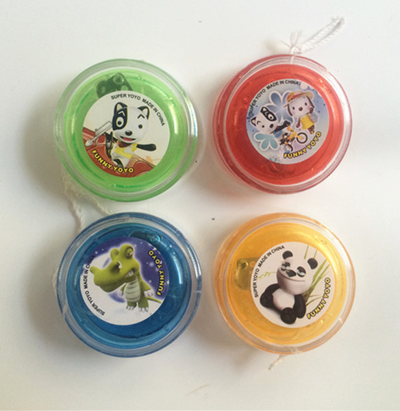 Simplified version of wire pulled yo yo luminous YOYO ball, children's intelligence and leisure traditional toy gifts