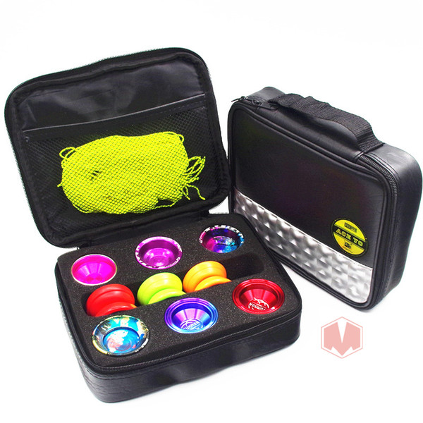 New Arrive ACE YO Leather YOYO Bag 6 Holes Yo-yo admission package Professional Yoyo Collectors Bag Yoyo bag accessories