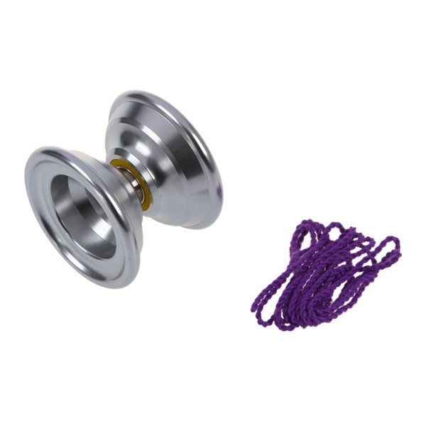 MAGIC YOYO Silver Aluminum Professional YoYo w/ String