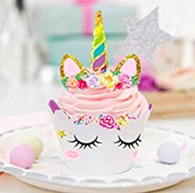 paper multicolor unicorn party decorations kids birthday party decorator cakes unicorn banners streamers and confetti unicorn toys