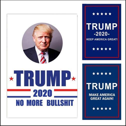 Trump Garden Flags President General Election Banners Keep America Great Banner Campaign Flagpole Pennant Flag Window Decoration LT108