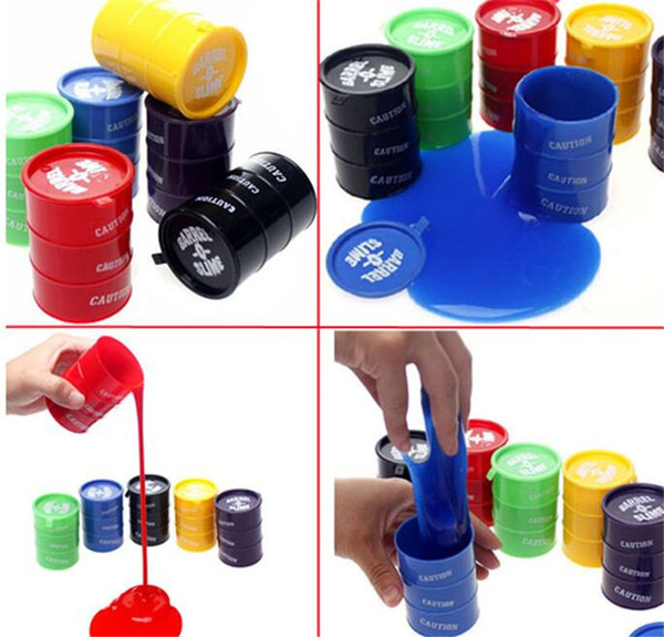 PrettyBaby Festival Novelty children adult toy oil drums trick paint barrel slime April fools day Halloween gag tricky toys