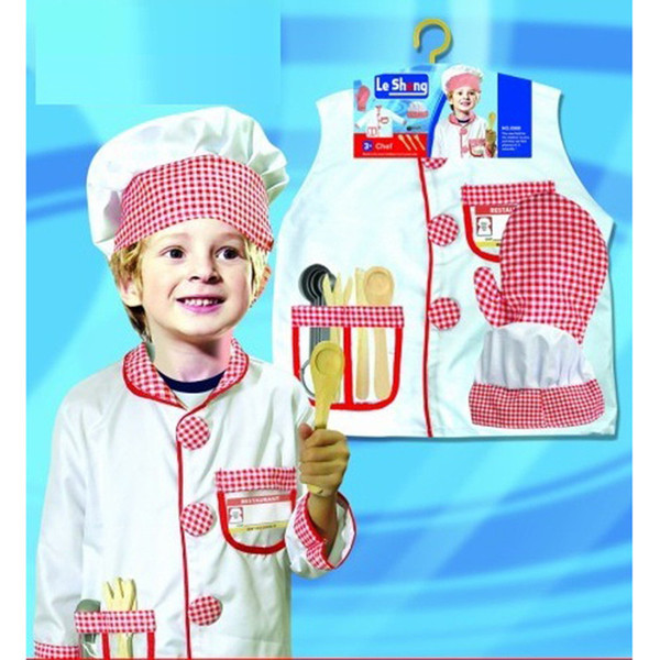 Festival performances Children's chef costume toy Stage costume props Cosplay/Costume party for baby Halloween gift