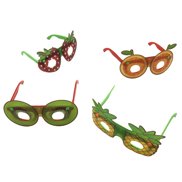 Masquerade party performance fruit styling glasses children funny decoration plastic toy glasses mask dance party gifts