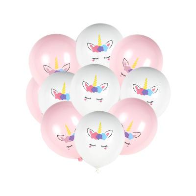 fashion unicorn party balloons for kids 12 inch pink party them decorations candy styles wedding supplies kids toys