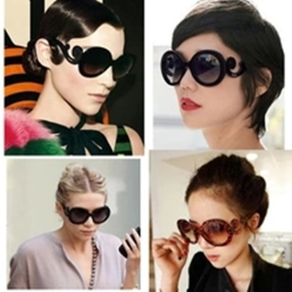 High Quality With Big Stars In Tide Brand Catwalks Baroque Sunglasses Spray Clouds Butterfly Wings Sunglasses