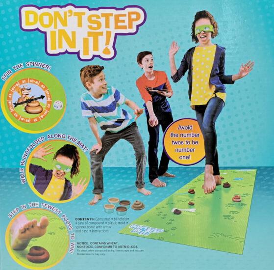Hot sale Funny Toys for Family NOT STEP IN IT KIDS GAME Game Blindfolded Poo-Dodging Fun Family Party Game Toys