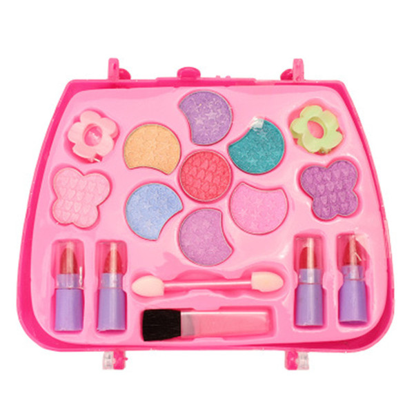 Children Girls Simulation Dressing Table Makeup Toy Cosmetics Party Performances Dressing Box Set for Girls Kid Toys Safety