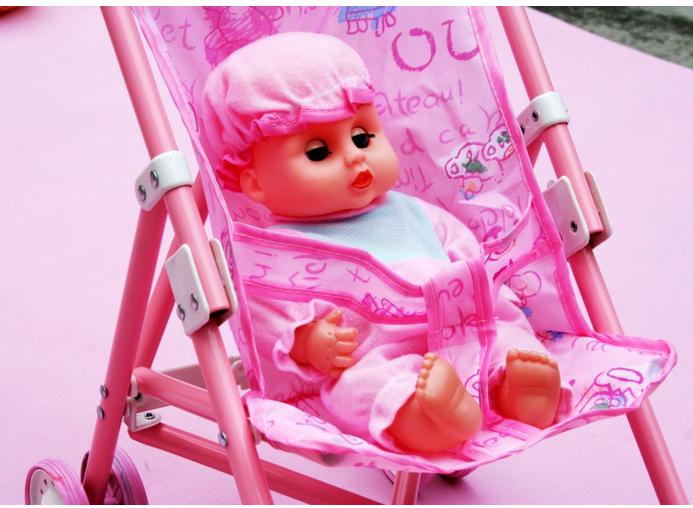 Wholesale--Small World Toys Umbrella Stroller for Doll