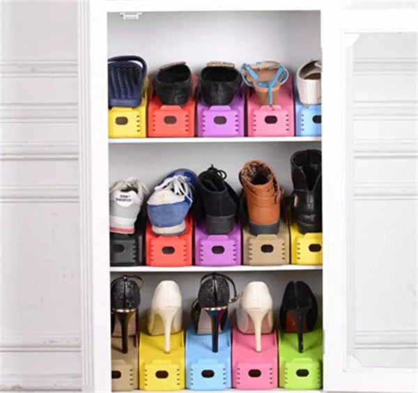 Beauty Fashion Shoe Rack Keeper Sneaker Organizer Holder Shelf Stand Home Space Saving DHL fast 