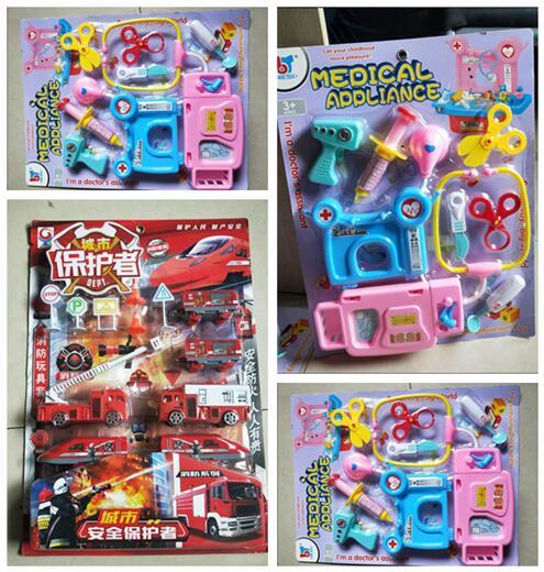 Kids Toys Boys Girl Toy Firefighter Cars Educational Cosplay Doctor Nurse Role Accessories Tools Kids Birthday Play Toys Boys Best Gifts