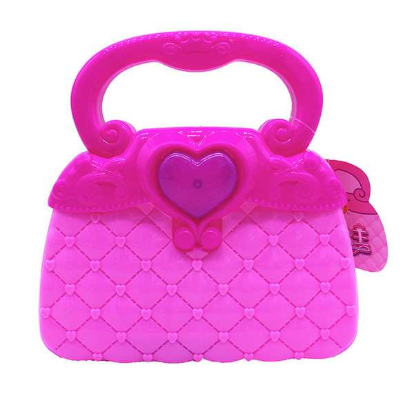 Free shipping child girl handbag toy accessories toy Princess bag Storage portable Cosmetic bag birthday present
