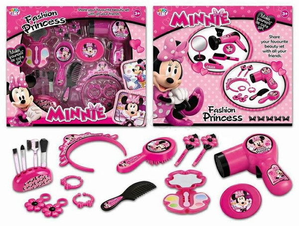 Baby Girls Make Up Toy Pretend Play Cosmetic Set Includes Electric Hair Dryer Hair Brushes, Mirror And More Brand New In Box