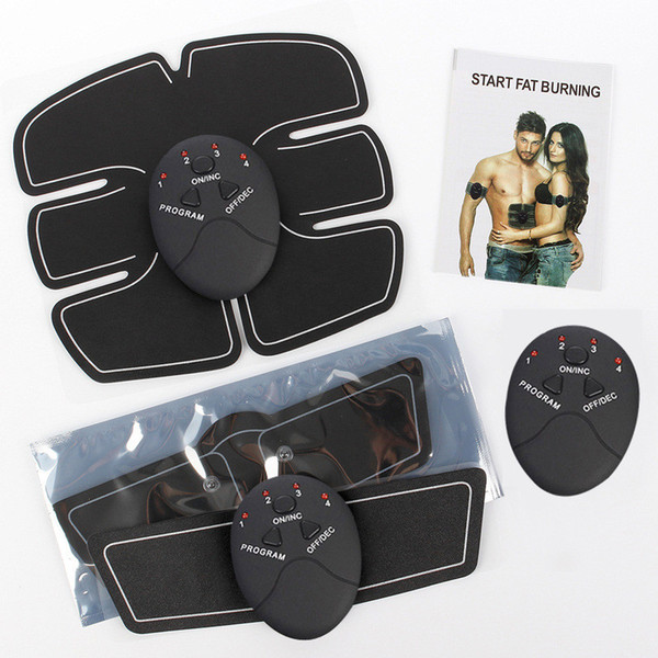 Abdominal Muscle Training Stimulator Device Wireless EMS Belt Electric Body Slimming Massager Home Fitness Beauty Machine Gear with Package