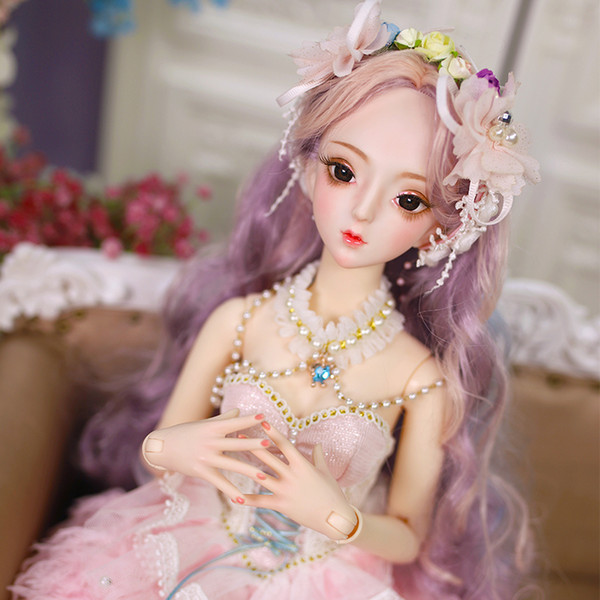 Yeluoli 60 cm dress simulation princess bjd multi-joint costume girl SD night Lolita Barbie doll