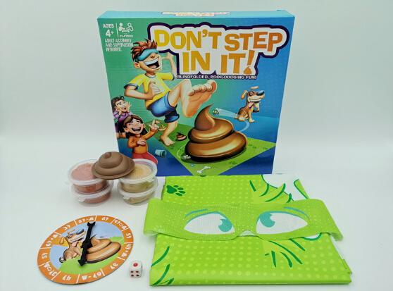 Funny Toys for Family NOT STEP IN IT KIDS GAME Game Blindfolded Poo-Dodging Fun Family Party Game Toys