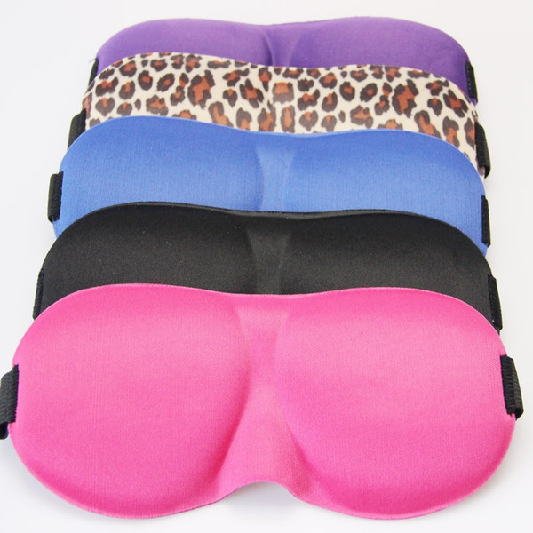 3D Sleep Eye Mask Natural Sleeping Eye Patch Eyeshade Cover 3D Memory Breathable Help Sleep Travle Sleep Patch Blindfold Mask Case Free DHL