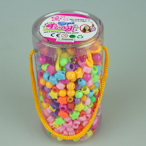 Girl Beads DIY Toys For Children String Beads Make Up Puzzle Toys Jewelry Necklace Bracelet Kit Educational Toy