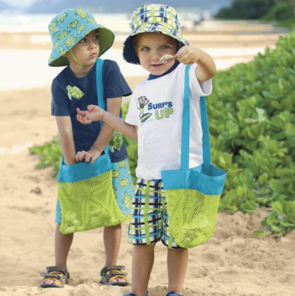 Kids Beach Toys Receive Bag Mesh Sandboxes Away All Sand Child Sandpit Storage Shell Net Sand Away Beach Mesh Pouch