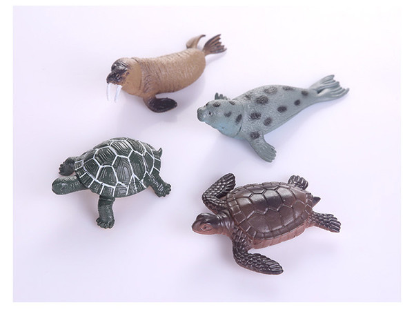 Play house toys, children's simulation marine animal model toys, static beach model toys wholesale, children's beach gift toys!0806