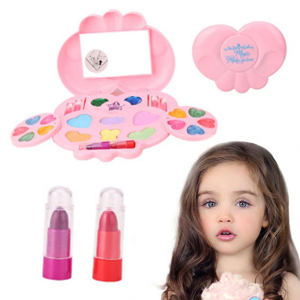Princess Makeup Play House Cosmetics Pretend Play Cosmetic Toy Cases Set For Children Girl