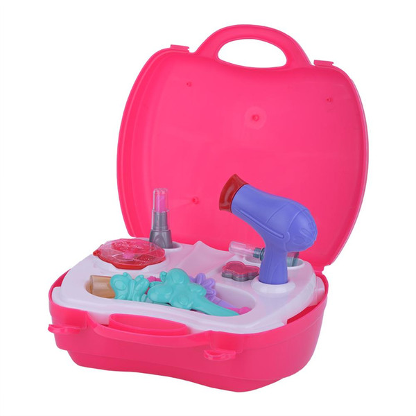 New Fashion Little Girls Kids Pretend Play Makeup Dressing Cosmetic Kit Learning Beauty Preschool Toys