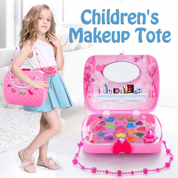 Children's Cosmetics Toys Tote Bags Storage Princess Stage Performance Export Red Nail Polish Dress Up Accessories