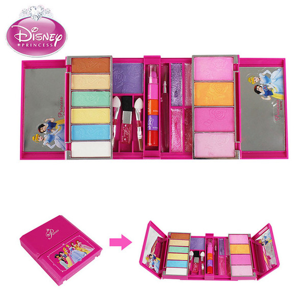 2019 Portable Kids Girls Make-Up Toy Set Friendly Non-toxic Pretend Cosmetics Kit For Girl DIY Make Up Pretend Play Toys Child
