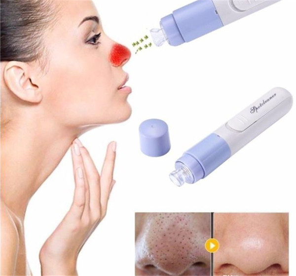 Portable Mini Handheld Facial Blackhead Vacuum Suction Face Skin Protection Pore Cleaner Device Zit Acne Care Tool