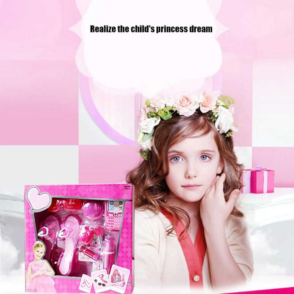 Children's Makeup Jewelry Combination Makeup Dress Set Toy Simulation House Girl Beauty Makeup Toy Set