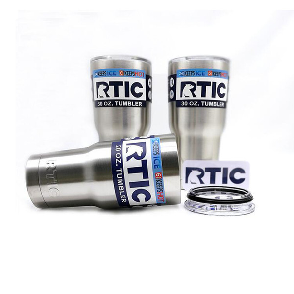 Hot RTIC Tumbler RTIC Cups Cars Beer Mug Large Capacity Mug With Vacuum Double Wall Keep Cool or Hot free shipping