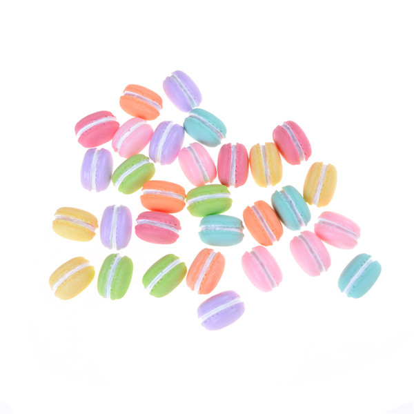 5pcs Dollhouse Mini Macaron Decoration Miniature Toy Doll Kitchen Toy Doll Accessories For