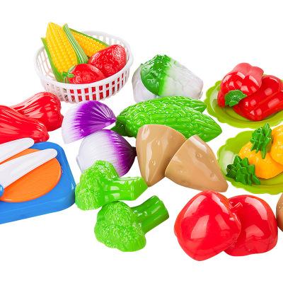 Children's play house toys, fruits and vegetables cut to see cut baby cut fruit fruit kitchen set