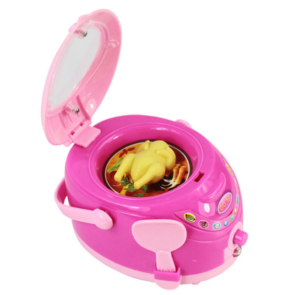 Kids Pretend Play Toys Simulation Mini Cute Toy Simulated Rice Cooker Household Appliance Educational Toys for Children