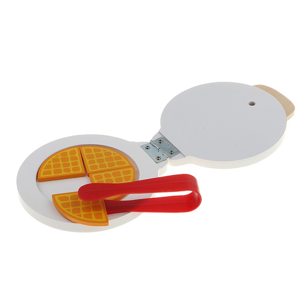 Wooden Cooking Kitchen Toy Boys & Girls Pretend Play Game Play Food Kit & Cookware Playset - Pancake Machine Gift