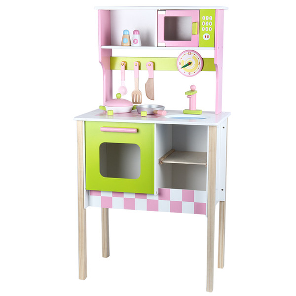 Wood Kitchen Toy Kids Cooking Pretend Play Set Toddler Wooden Playset toy gift