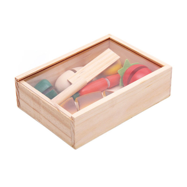 New Wooden Baby Toys Fruit Simulation Kitchen Toys Baby Educational Toys