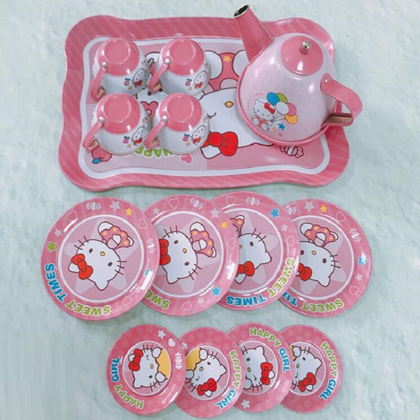heap Kitchen Toys Fly AC Kids Learning & Education princess series Afternoon tea Simulation Tea set Toys for Children Birthday/Christ...
