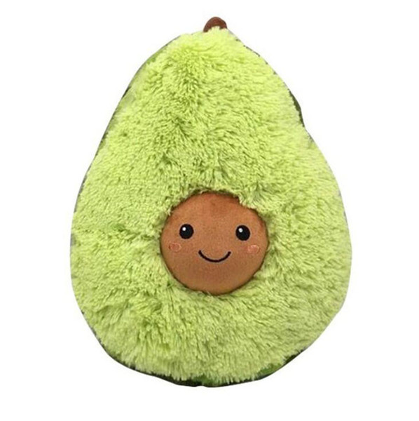 Avocado Plush Comfort Food Stuffed Avocados Fruit Toys decoration adornment Gifts for Kids Children Girls Baby Squishy 20cm