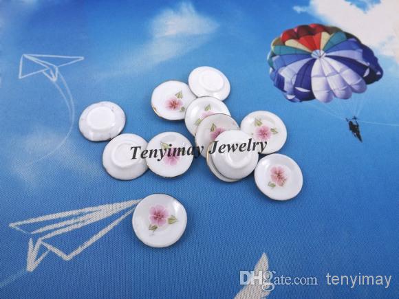Miniature Ceramic Plate 18mm Chinese Style Miniature Dish 50pcs/Lot Free Shipping