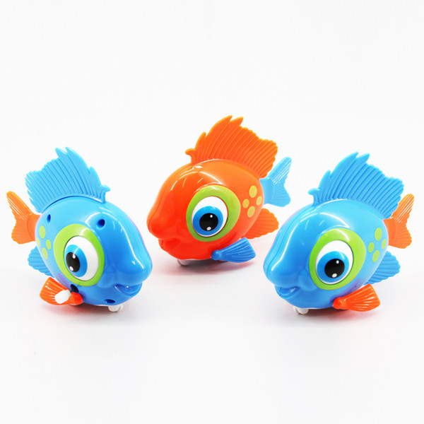 New Wind Up Toys Colorful fish chain clockwork toys children toys clockwork Baby fish tail Low Price