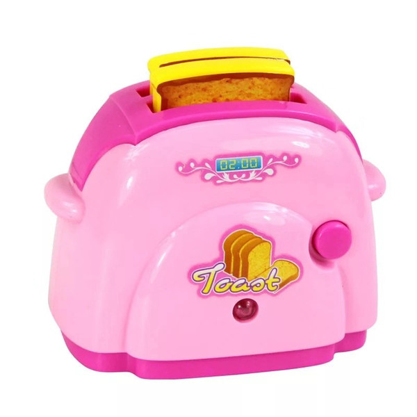 Vibrating Children's Mini Kitchen Toy Set Simulating Small Home Appliances Over Home Toys Mini Bread Machine