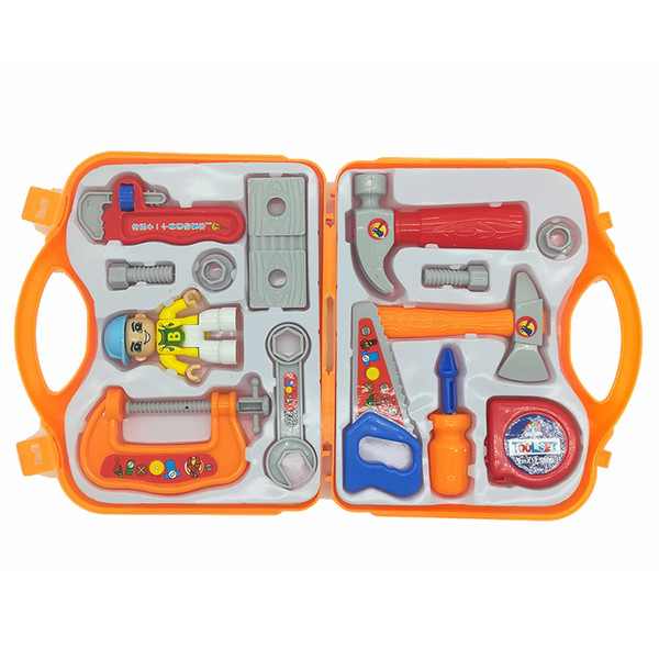 New Random Delivery of Colors Kids Play Pretend Toy Tool Set Plastic Simulation Maintenance Toolbox Tools Toys