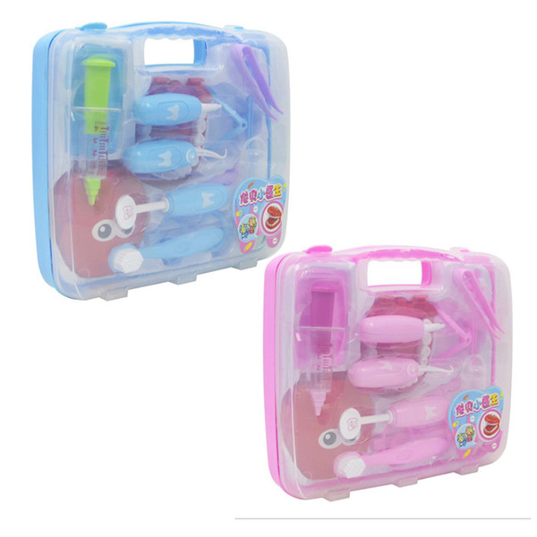 Children's doctor nurse oral cavity small dentists every home toy set simulation stethoscope medical kit suitcase
