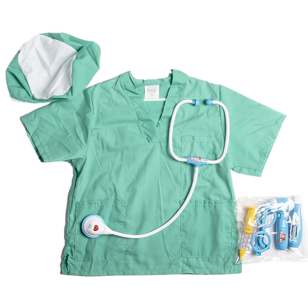 Children Pretend Play Toys Nurse Surgery Doctor Role Play Toy Set Fancy Dress Costume Set for Boys Girls New Toys for Kids 2018