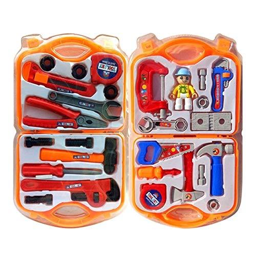 Repair Tool Toy Children`s Simulation Boy Toolbox Set Play House Show (Random Color )
