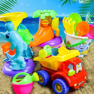 Summer ATV children play sand dredging tools play water sand pool beach toys children interactive toys