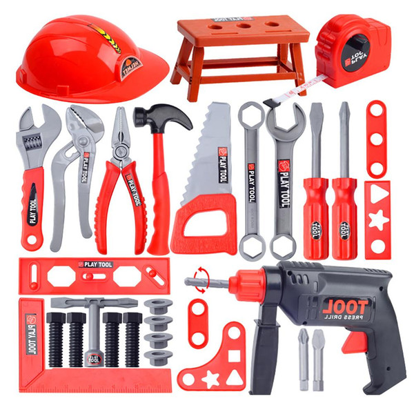 Children's Toolbox Set Simulation Repair Tool Drill Screwdriver Repair Kit House play Toys Tool Set Puzzle Toy for kids