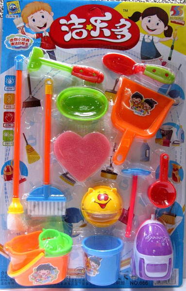 3C-piece authentic toys, children's mini-ware pieces, play house toys Color random distribution